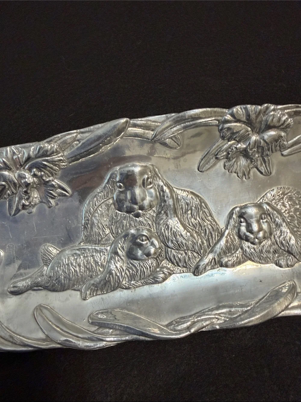Arthur Court Bunny Family Decorative Tray